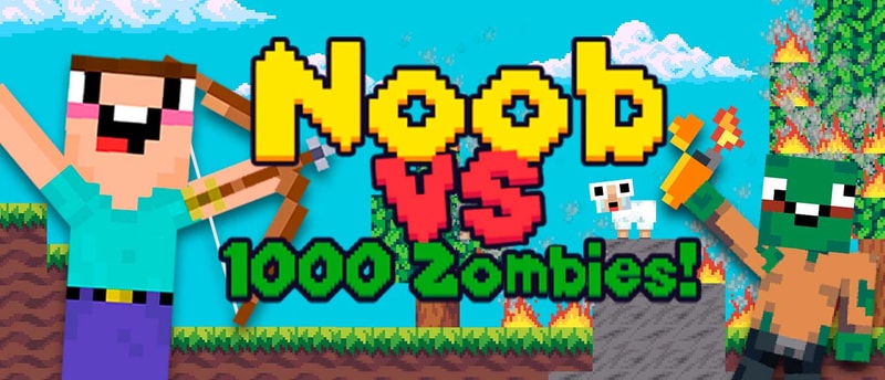 Noob Vs 1000 Zombies!