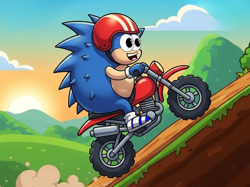 Blue Hedgehog Hill Dash Ride - Ücretsiz Yarış ve Macera Oyunu