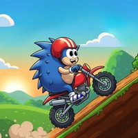 Blue Hedgehog Hill Dash Ride - Play Free Racing & Adventure Game