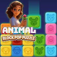 Animal Block Pop Puzzle - Free Match-3 Animal Game