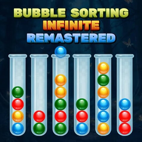Bubble Sorting Infinite Remastered: Juego de Puzzle Gratis para Móviles