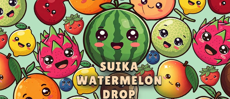 SUIKA WATERMELON DROP Ücretsiz Oyna - Meyve Eşleştirme Oyunu
