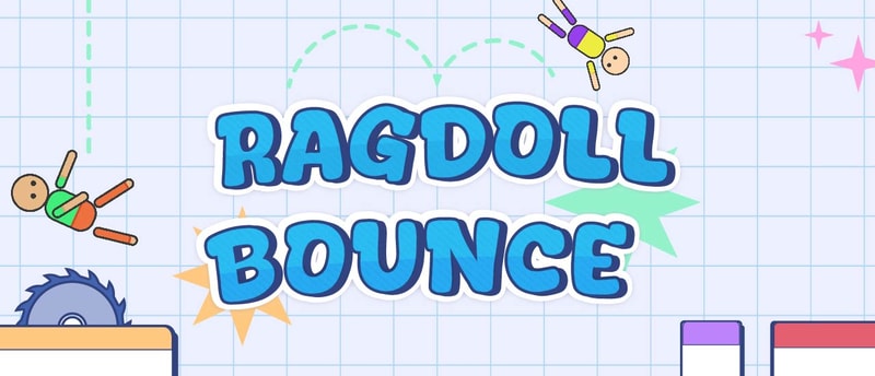 Ragdoll Bounce - Juego de saltar y esquivar en 2D gratis