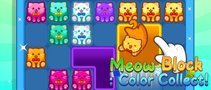Meow Block: Color Collect - Juego de Puzzle Gratis para Móviles