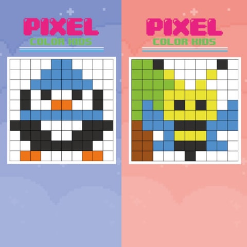 Pixel Color Kids - Free Coloring & Painting Game for Kids