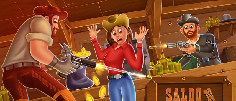 Saloon Robbery - Wild West Shooter Game to Play Free