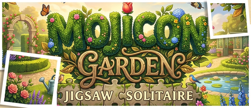 Mojicon Garden Jigsaw Solitaire - Play Free Puzzle Game