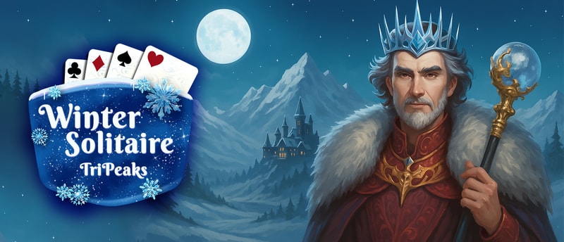 Winter Solitaire TriPeaks - Play Free Card Game Online