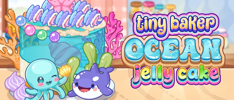 Tiny Baker Ocean Jelly Cake - Fun Cooking Game for Kids