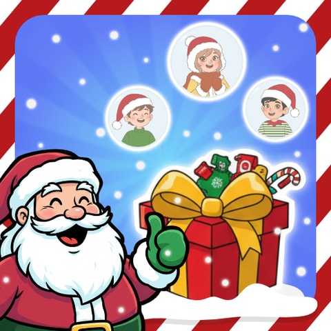 Gift Merge Santa World Tour - Free Christmas Puzzle Game
