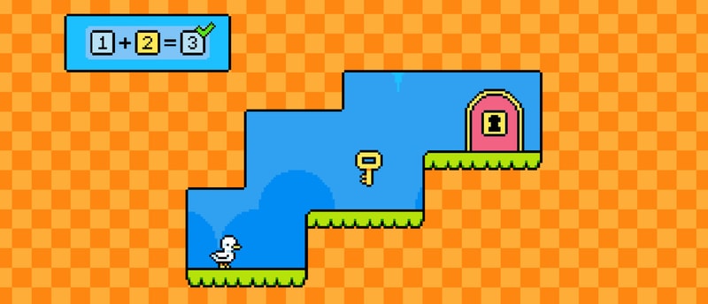 Math Duck - Fun Math Puzzle Platformer Game to Play Online