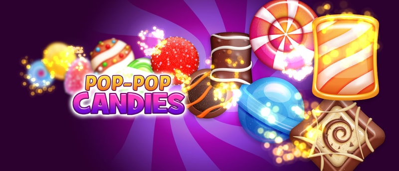 Pop Pop Candies - Match-3 Puzzle Game to Play Online for Free