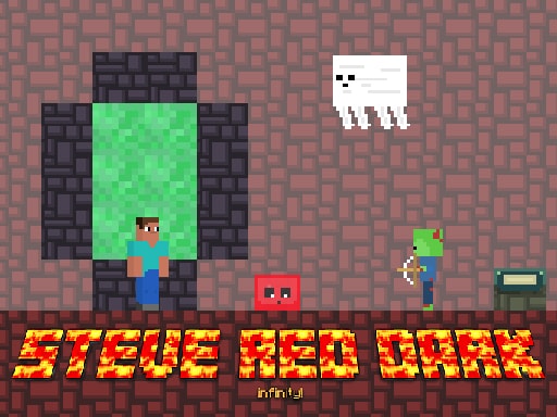Steve Red Dark - Exciting Adventure Play Game