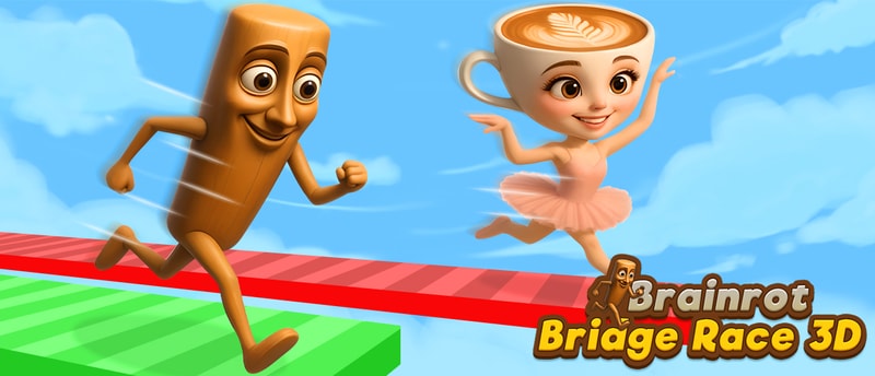 Brainrot Bridge Race 3D