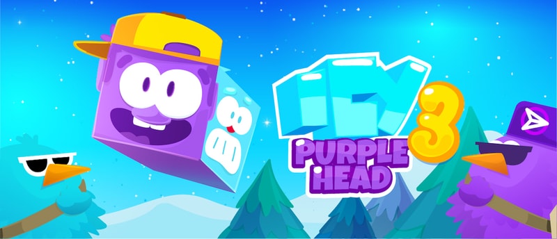 Icy Purple Head 3