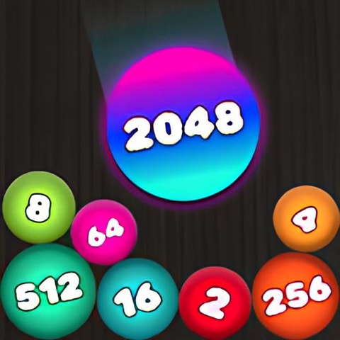 2048 Puzzle: Conecta las Pelotas - Juego de Rompecabezas Gratis