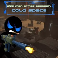 Stickman Armed Assassin Cold Space - Free Action Shooting Game