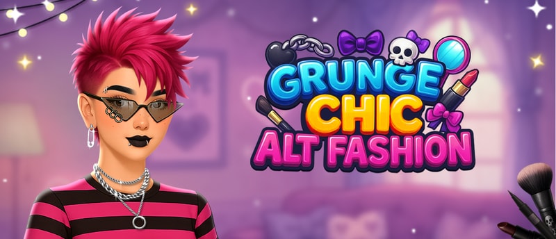 Grunge Chic Alt Fashion - Dress Up & Play Game