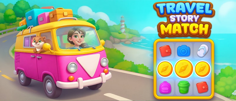 Travel Story Match Ücretsiz Oyna - En İyi Eşleştirme Oyunu