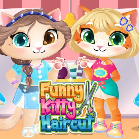 Funny Kitty Haircut - Fun Hairdresser & Dress-up Game for Kids
