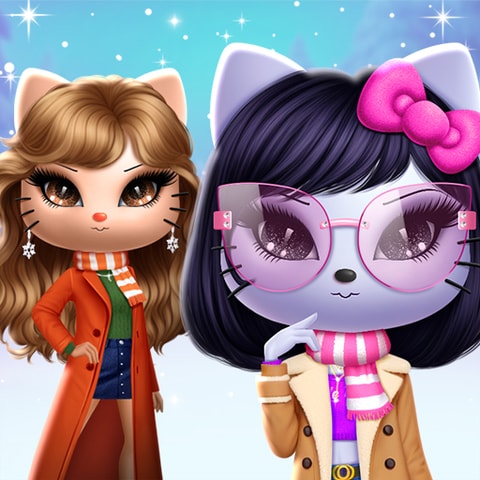 Kitty Squad Winter Dress Up - Fun Dress-Up Game for Cats