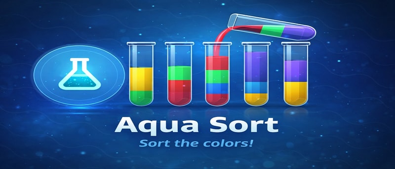 Aqua Sort Water Color Puzzle - Play Game & Brain Teaser