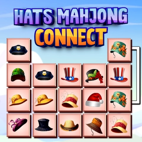 Hats Mahjong Connect Ücretsiz Oyna - Bağlantı ve Eşleştirme Oyunu