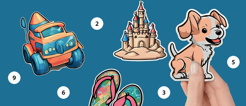Sticker Book Puzzle: Color By Number - Play Game & Relax