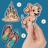 Sticker Book Puzzle: Color By Number - Play Game & Relax