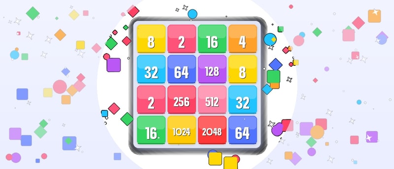 Merge Blocks 2048 - Juego de Puzzle en Línea Gratis