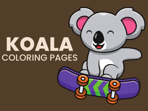 Koala Coloring Pages - Free Play Game for Kids and Adults