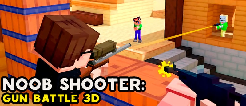 Noob Shooter: Gun Battle 3D
