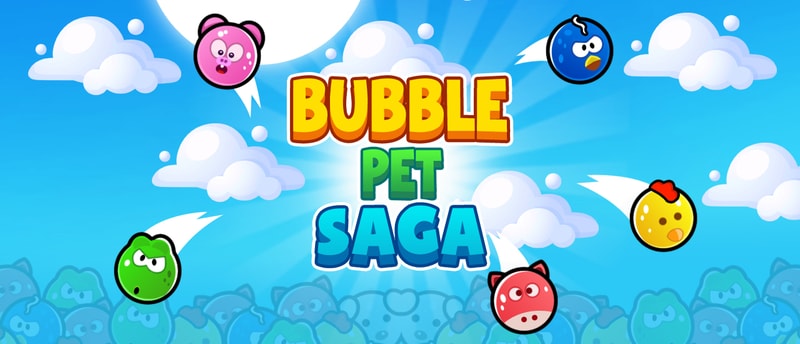 Bubble Pet Saga - Free Bubble Shooter Puzzle Game