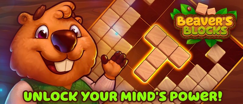 Beaver's Blocks - Free Puzzle Block Game to Play and Challenge Your Brain