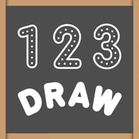 123 Draw - Fun Number Drawing Game for Kids