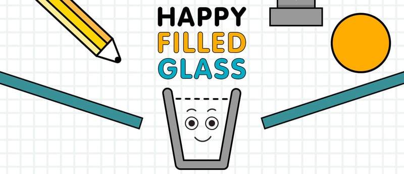 Happy Filled Glass - Free Online Puzzle Game to Play