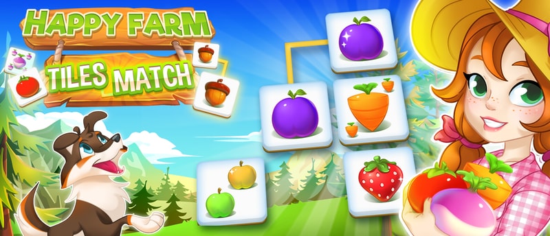 Happy Farm Tiles Match
