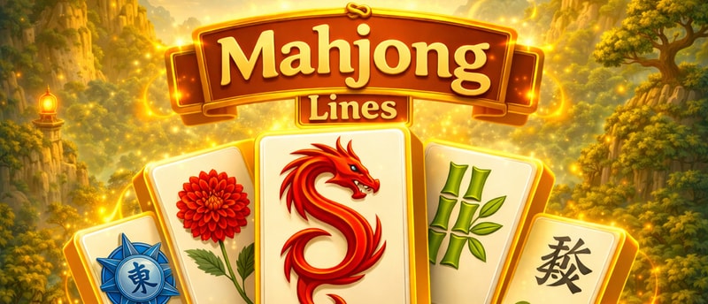 Mahjong Lines - Free Classic Mahjong Connect Puzzle Game