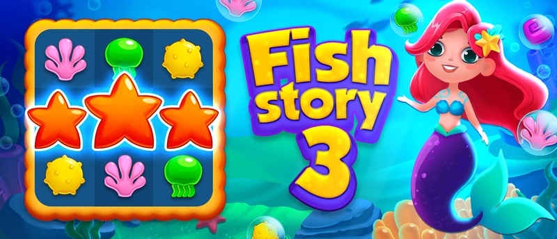 Fish Story 3 - Free Match 3 Puzzle Game to Play Online