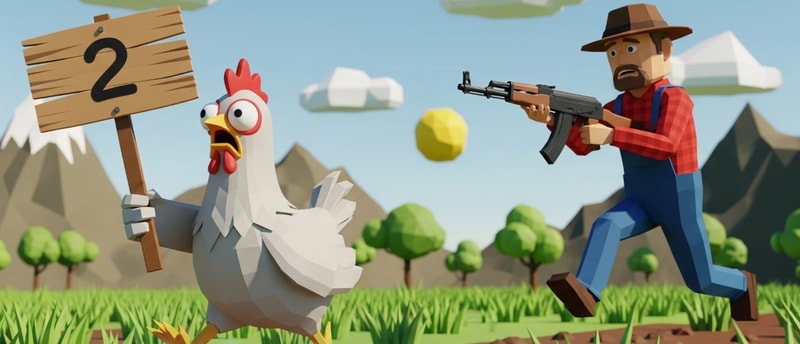 Chicken Math - Juego de disparos y educación para jugar gratis