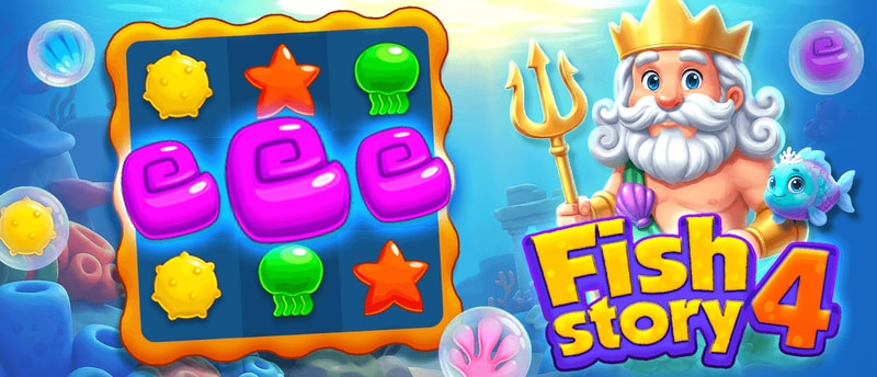 Fish Story 4 - Free Match-3 Puzzle Game Underwater Adventure