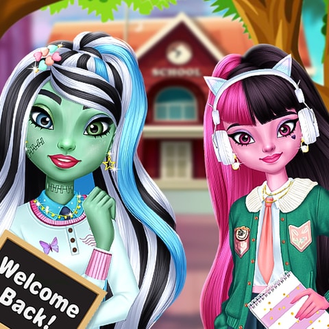 Monster Girls Back to School - Ücretsiz Oyna ve Moda Macerası