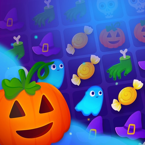 Jewel Halloween Match-3 Puzzle Game - Play Online Free