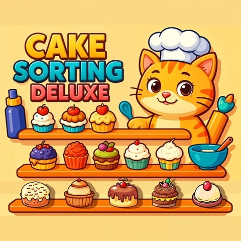 Cake Sorting Deluxe - Fun Match-3 Puzzle Game to Play Online