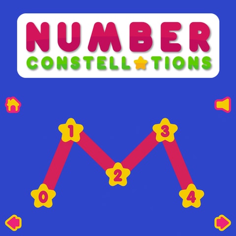 Number Constellations - Öğrenme ve Oyun için Sayı Bağlantısı