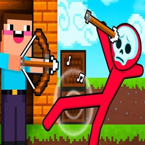 Noob Archer vs Stickman Zombie: Zombi Nişancı Oyunu