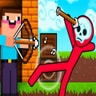 Noob Archer vs Stickman Zombie: Free Zombie Shooter Game
