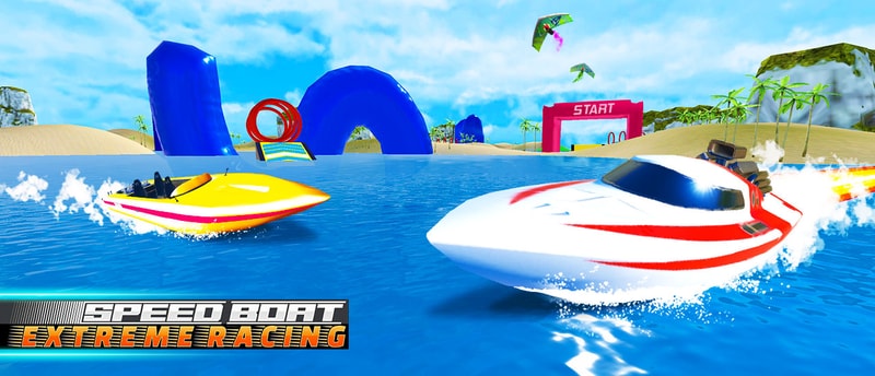 Speed Boat Extreme Racing - Ücretsiz Yarış ve Serbest Sürüş Oyunu