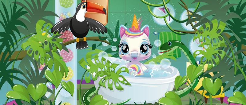 Bubiloons - Fun Unicorn Care & Simulation Game for Kids