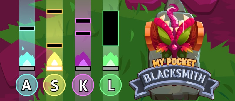 My Pocket Blacksmith - Medieval Rhythm Blacksmithing Game for Mobile & Web